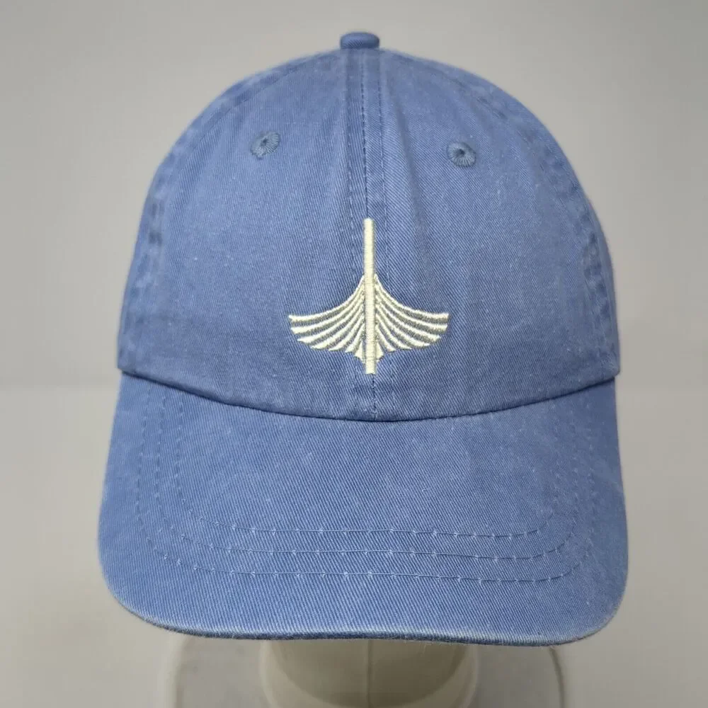 Adams Slideback Boys Kids Hat Blue One Size Leather Strap Embroidered W/Tags